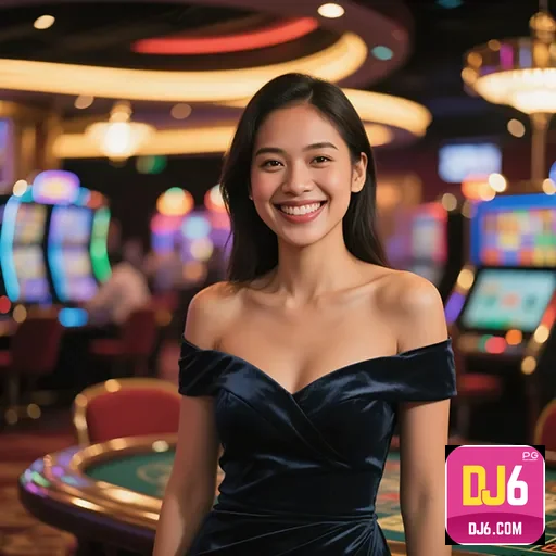 Exciting casino gaming experience with live dealers and vibrant atmosphere - dj6